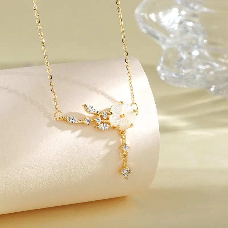 TUTAE Alloy Necklaces Women's Gold-3