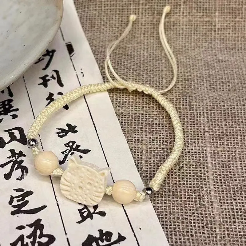 TUTAE Alloy Bracelets Women's Cream Yellow-1