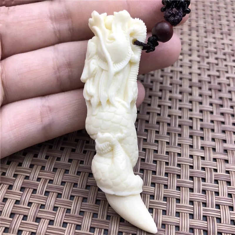 TUTAE Ivory Nut Necklaces Unisex-4