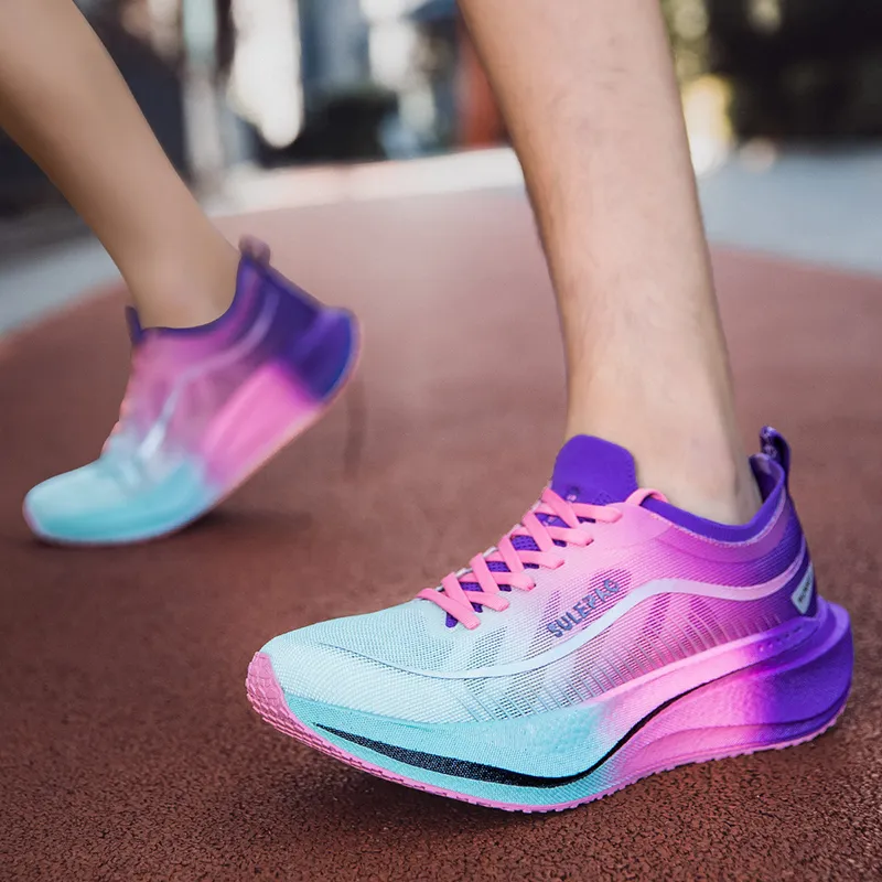 Speed joy run Running Shoes Men Low Top Pink-4