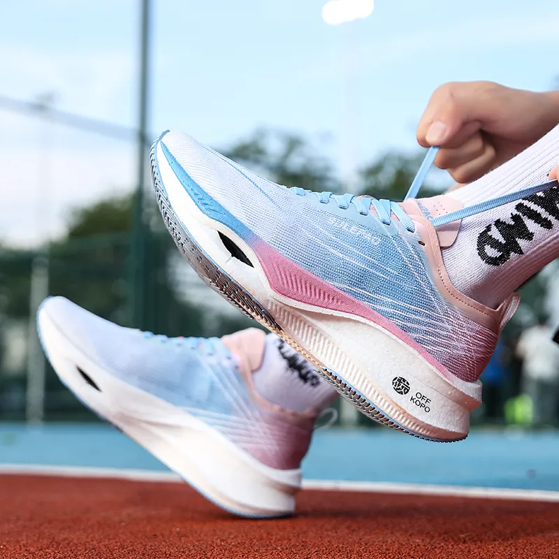 Speed joy run Running Shoes Men Low Top Pink-12