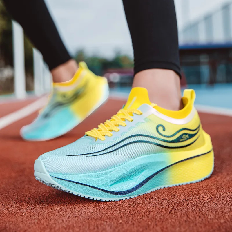 Speed joy run Running Shoes Men Low Top Yellow-4