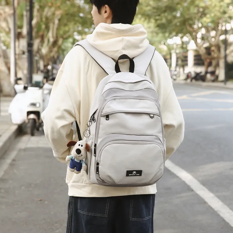Single Warehouse Nylon Travel Backpack Regular Unisex Multicolor-8
