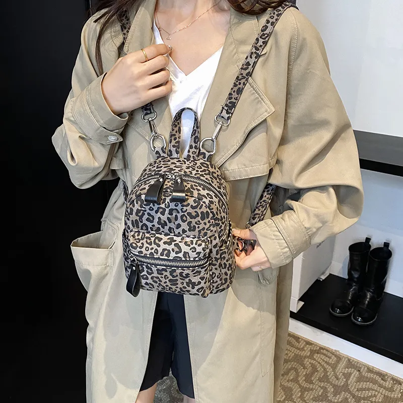 Single Warehouse PU Backpack Regular Women's Coffee/Brown-2