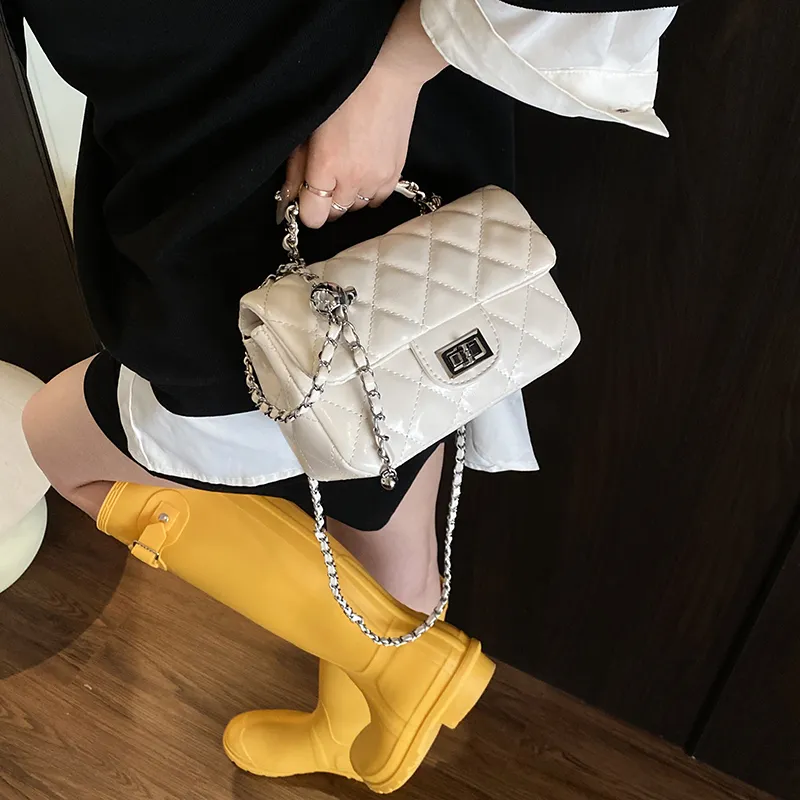 Single Warehouse PU Handbag Women's Multicolor-1