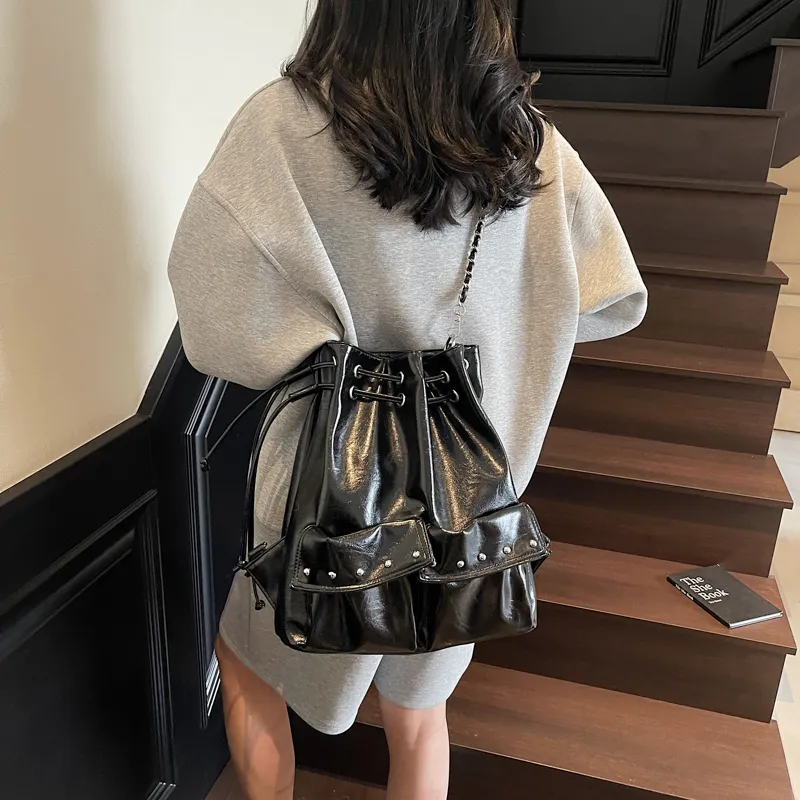 Single Warehouse PU Shoulder Bag Regular Women's Multicolor-20