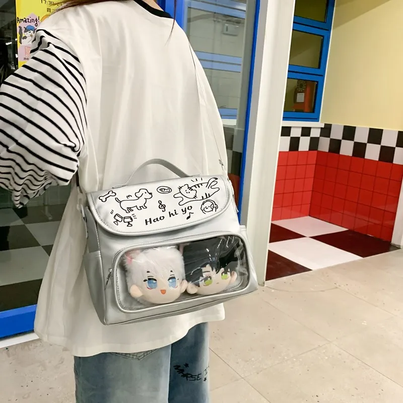 Single Warehouse PU Backpack Ita Bags Regular Unisex-12