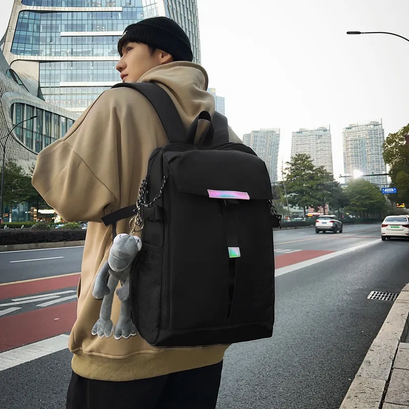 Single Warehouse Oxford Backpack Regular Unisex Multicolor-19