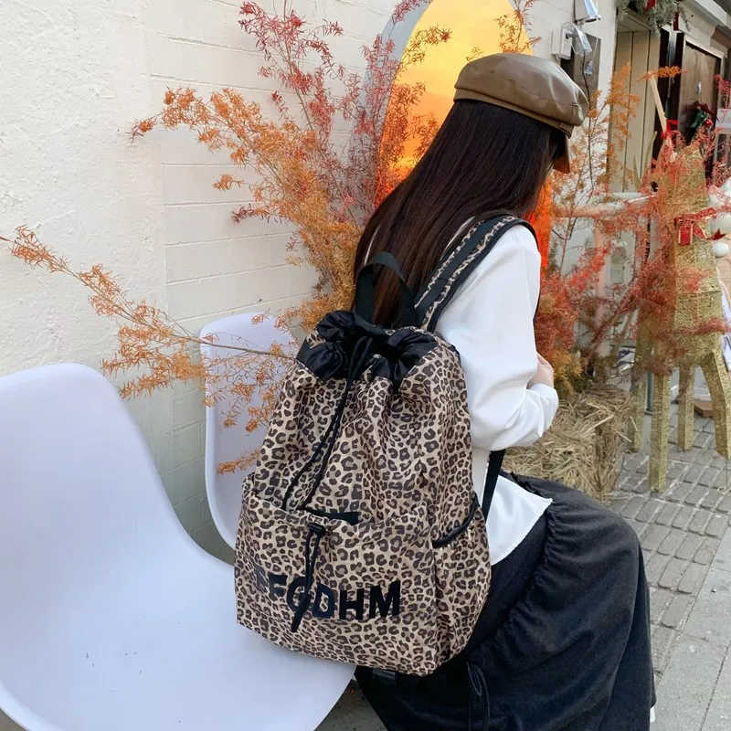 Single Warehouse Nylon Backpack Regular Unisex Ecru/Khaki-11