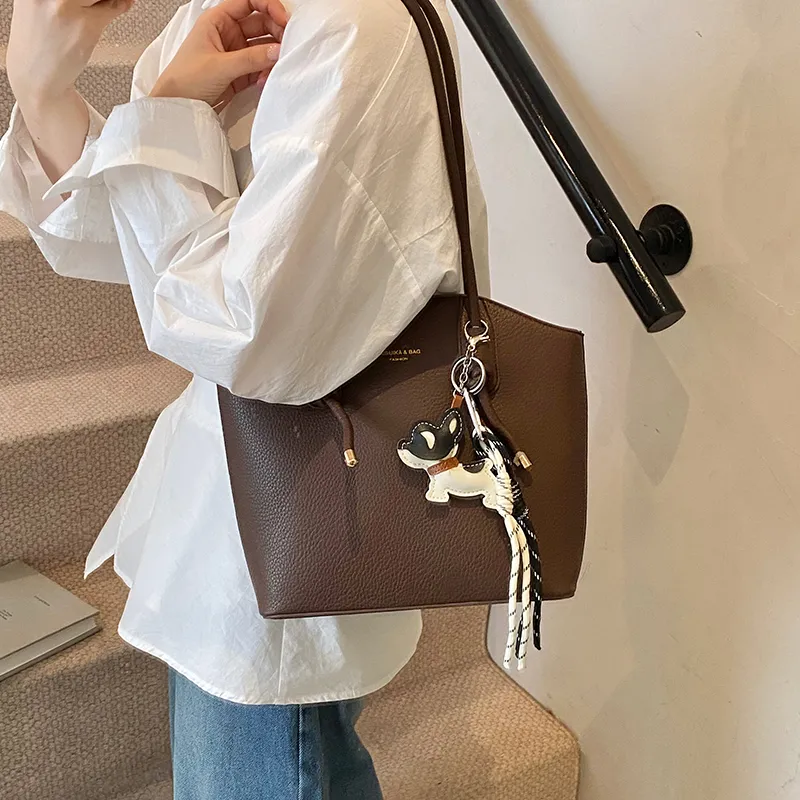 Single Warehouse PU Tote Handbag, Shoulder Bag Regular Women's Multicolor-14