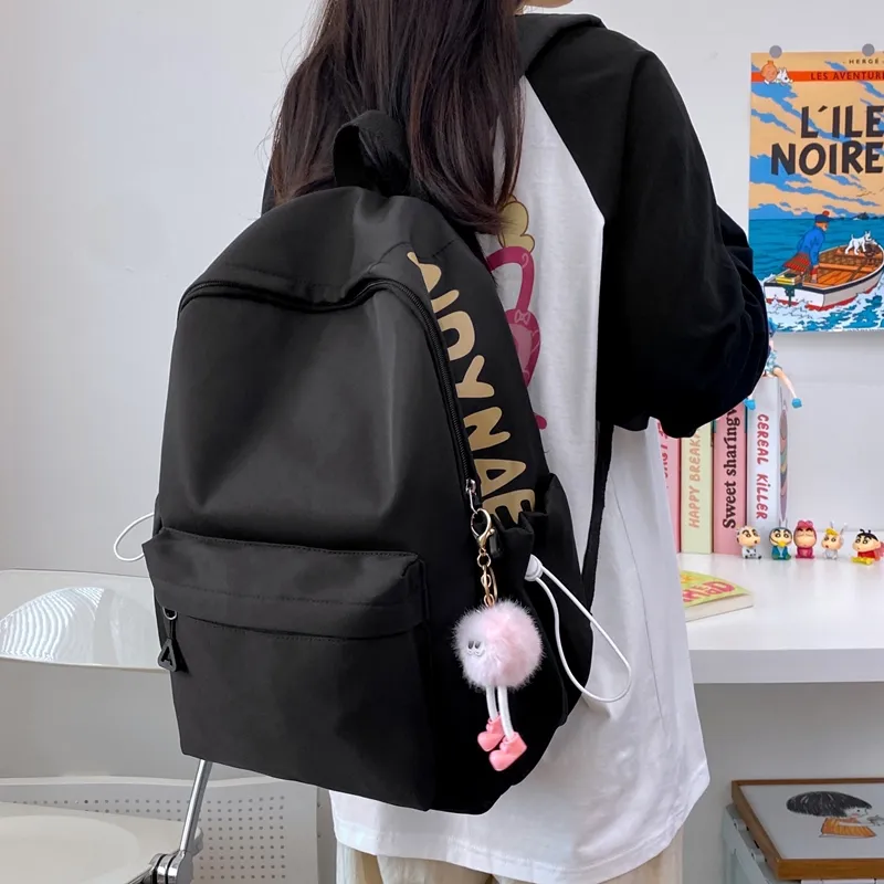 Single Warehouse Nylon Backpack Travel Bag Unisex Multicolor-11