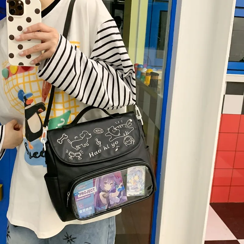 Single Warehouse PU Backpack Ita Bags Regular Unisex-17