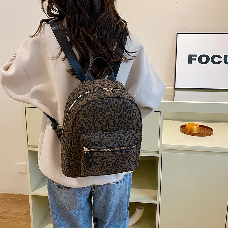Single Warehouse Knit Backpack Women's Brown/Coffee-9
