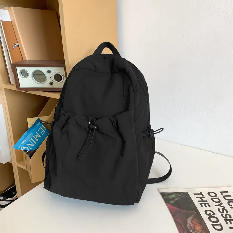 Single Warehouse Nylon Backpack Regular Unisex Multicolor-21