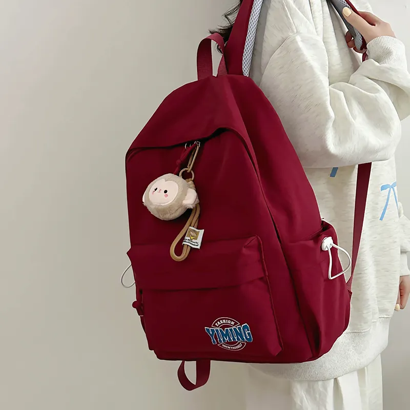 Single Warehouse Nylon Backpack Regular Unisex Multicolor-25