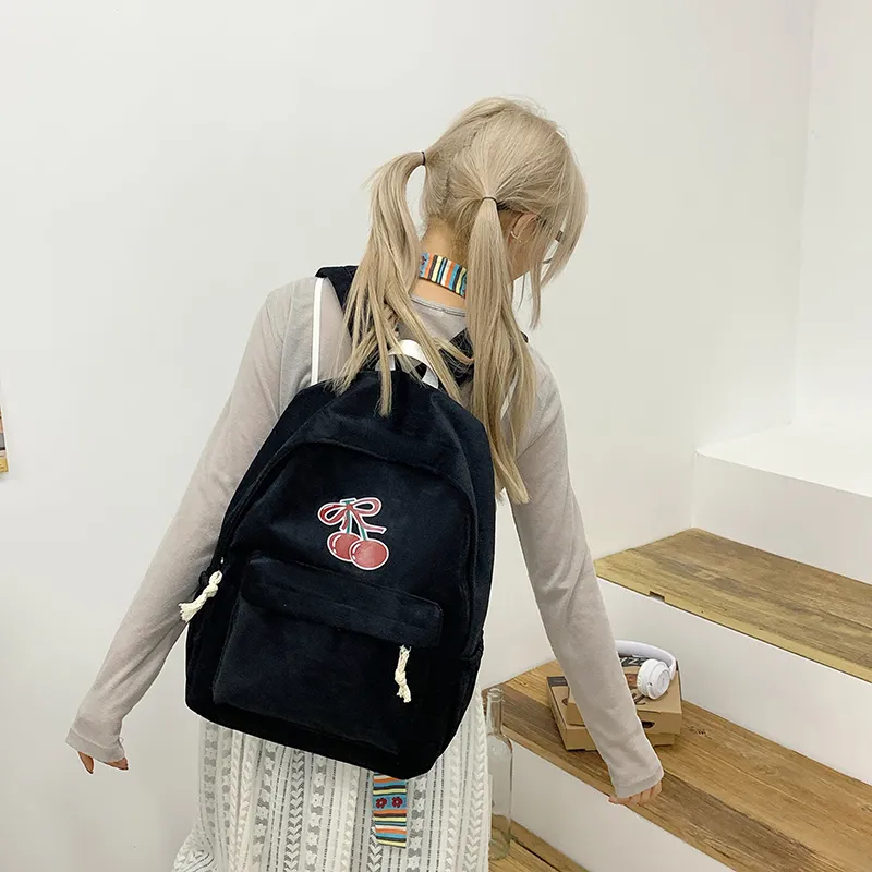 Single Warehouse Fabric Backpack Regular Women's White/Black/Red/Yellow/Blue-12