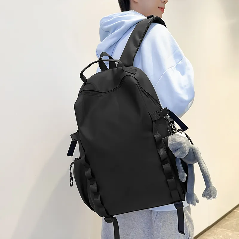 Single Warehouse Membrana Dermalis Backpack Unisex Gray/Green/Khaki/Black-19