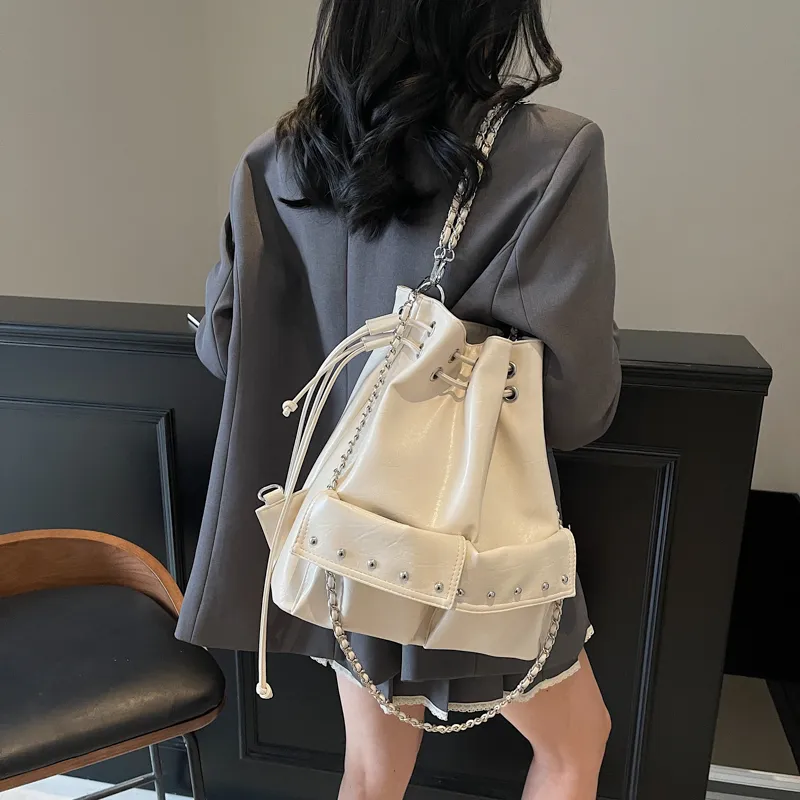 Single Warehouse PU Shoulder Bag Regular Women's Multicolor-2