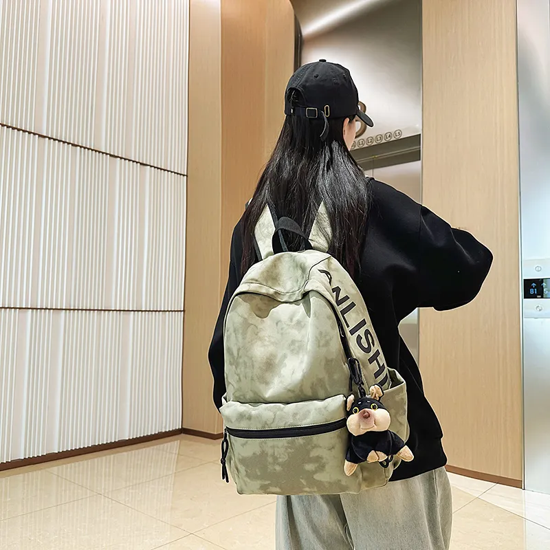 Single Warehouse Nylon Backpack Regular Unisex Multicolor-10