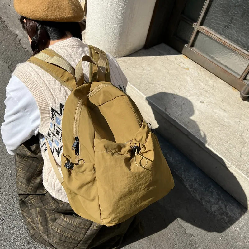 Single Warehouse Nylon Backpack Regular Unisex Multicolor-10