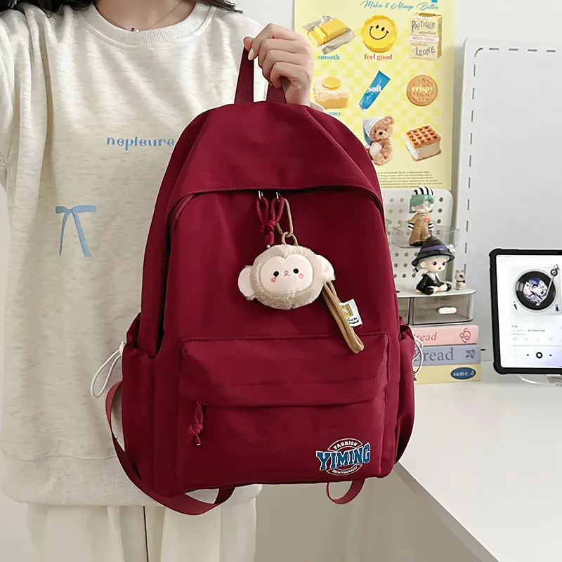 Single Warehouse Nylon Backpack Regular Unisex Multicolor-26