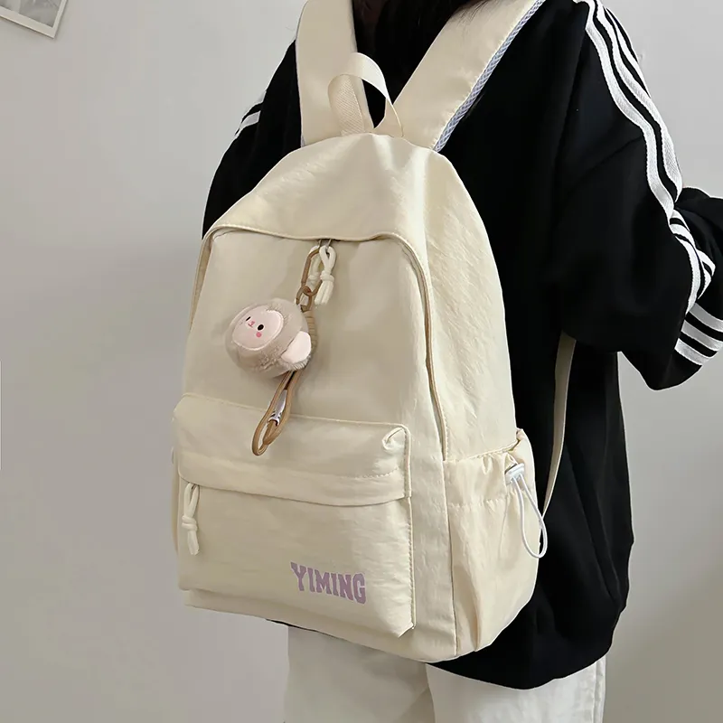 Single Warehouse Nylon Backpack Regular Unisex Multicolor-17