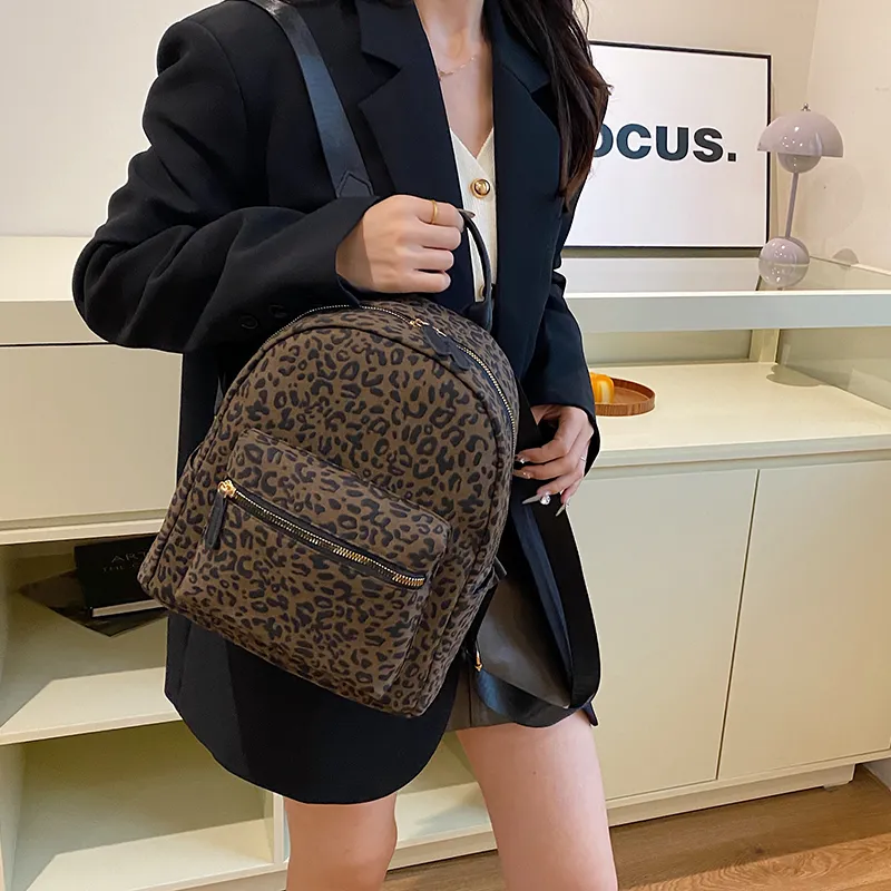 Single Warehouse Knit Backpack Women's Brown/Coffee-8