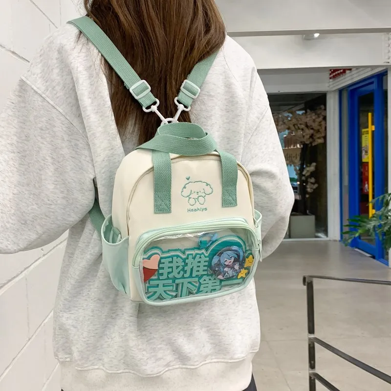 Single Warehouse Twill Backpack Handbag Regular Unisex Multicolor-16