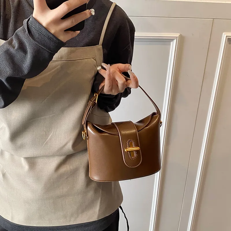 Single Warehouse PU Shoulder Bag, Handbag Regular Women's White/Silver/Brown/Black-14