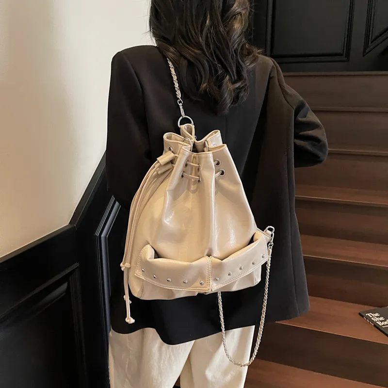 Single Warehouse PU Shoulder Bag Regular Women's Multicolor-14