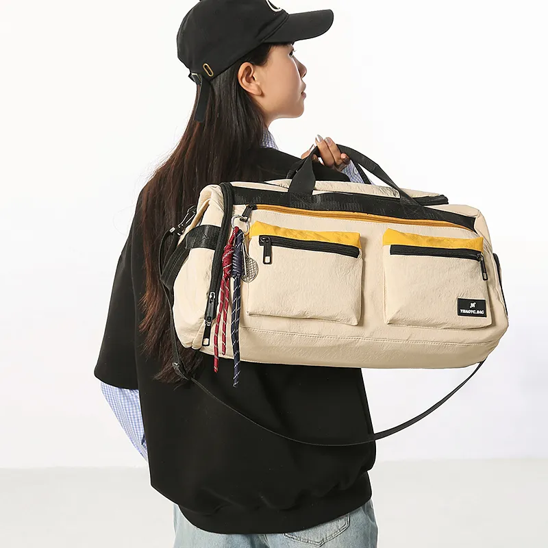 Single Warehouse Nylon One Shoulder Handbag Unisex Multicolor-2
