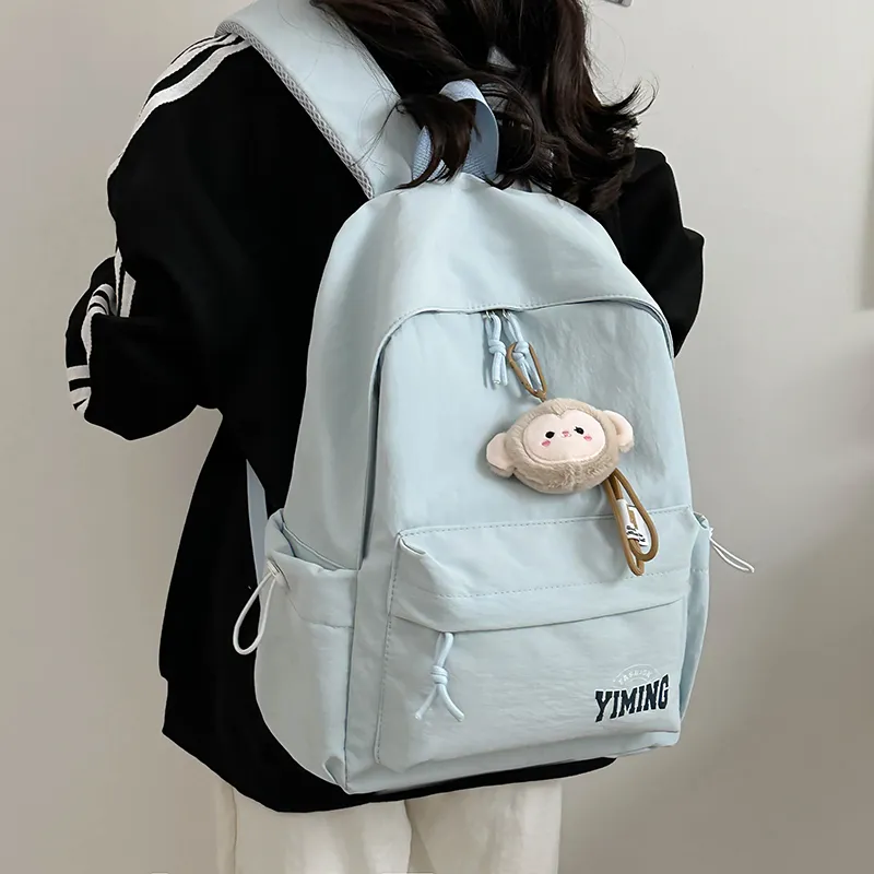 Single Warehouse Nylon Backpack Regular Unisex Multicolor-3