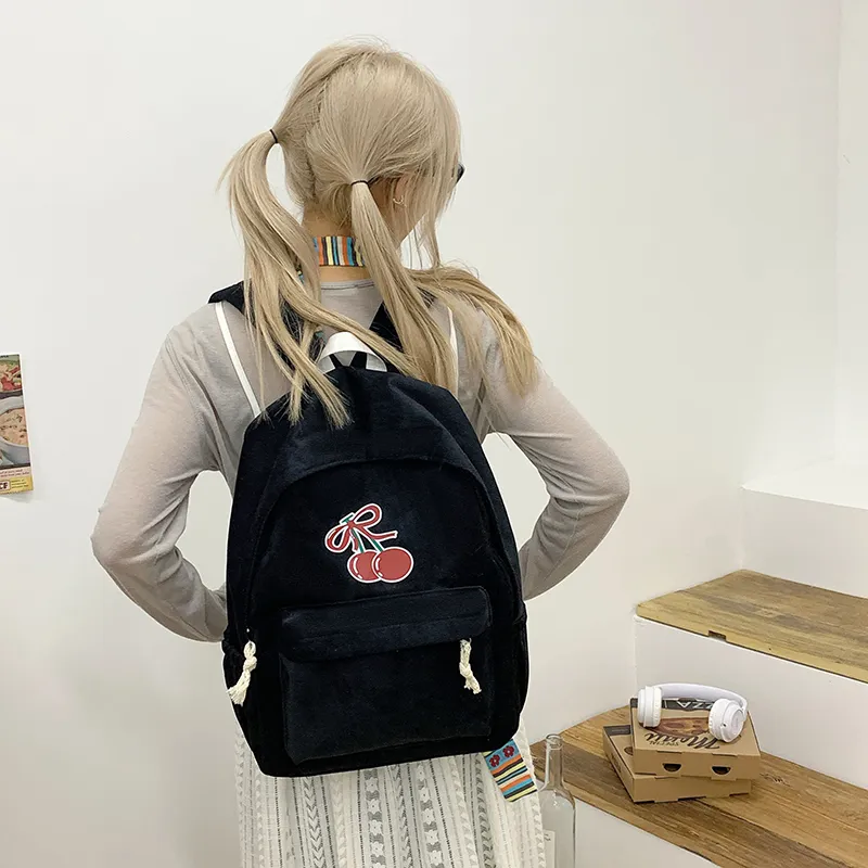 Single Warehouse Fabric Backpack Regular Women's White/Black/Red/Yellow/Blue-14