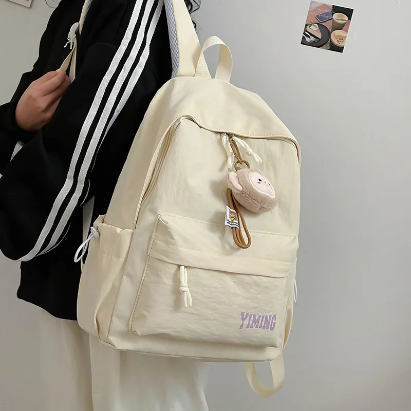 Single Warehouse Nylon Backpack Regular Unisex Multicolor-19