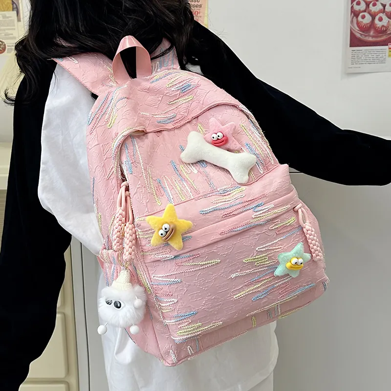 Single Warehouse Nylon Backpack Regular Women's Multicolor-11