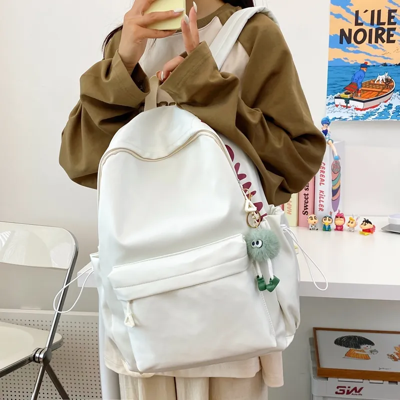 Single Warehouse Nylon Backpack Travel Bag Unisex Multicolor-4