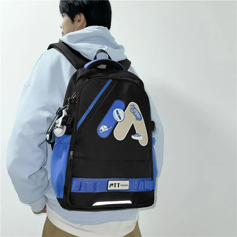 Single Warehouse Nylon Backpack Regular Unisex Multicolor-20