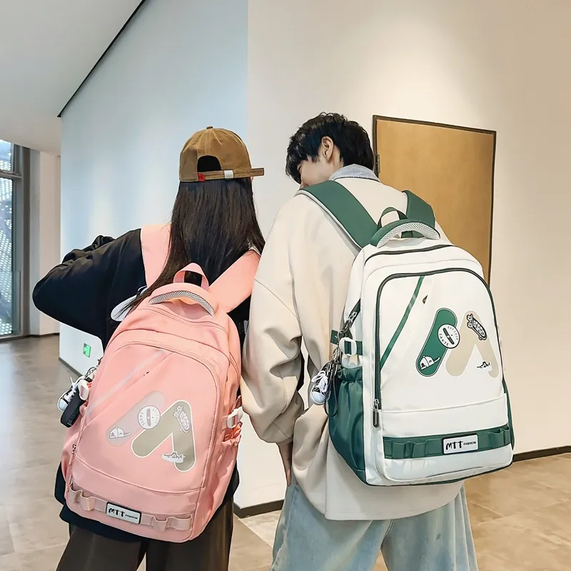 Single Warehouse Nylon Backpack Regular Unisex Multicolor-7