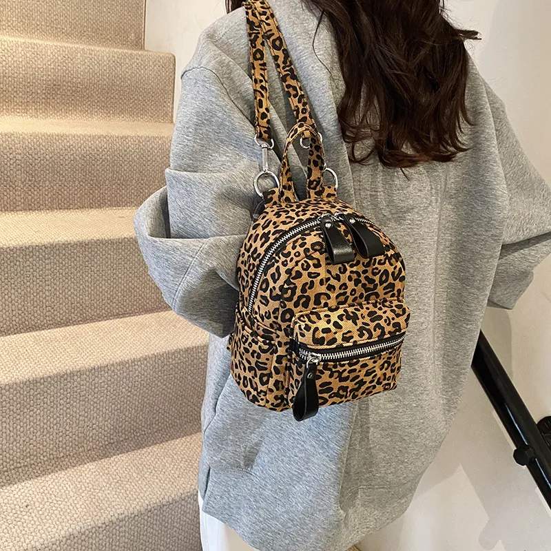 Single Warehouse PU Backpack Regular Women's Coffee/Brown-13