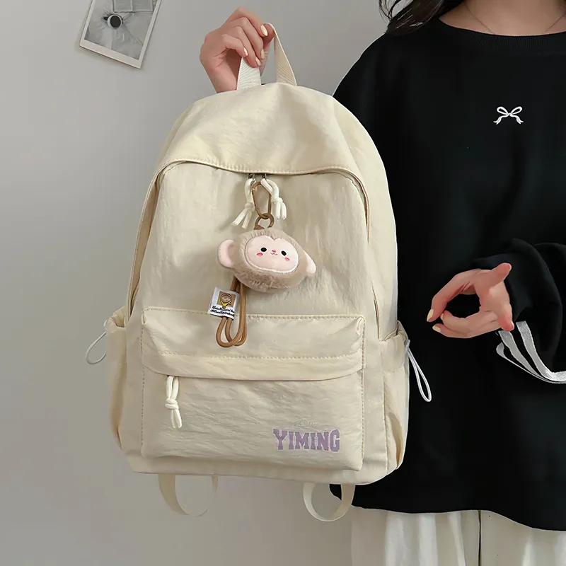 Single Warehouse Nylon Backpack Regular Unisex Multicolor-21