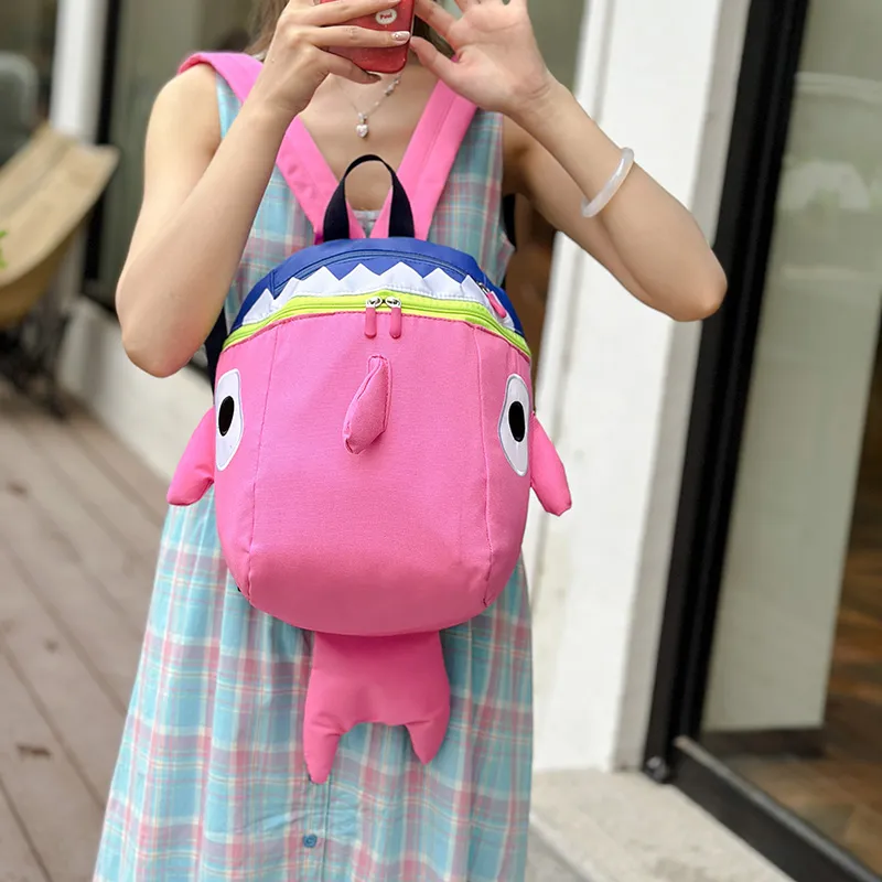 Single Warehouse Nylon Fabric Backpack Regular Unisex Multicolor-5