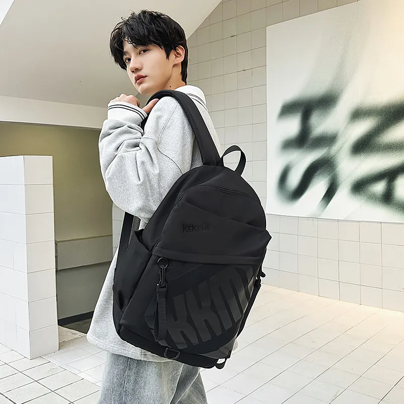 Single Warehouse Nylon Backpack Unisex Multicolor-19