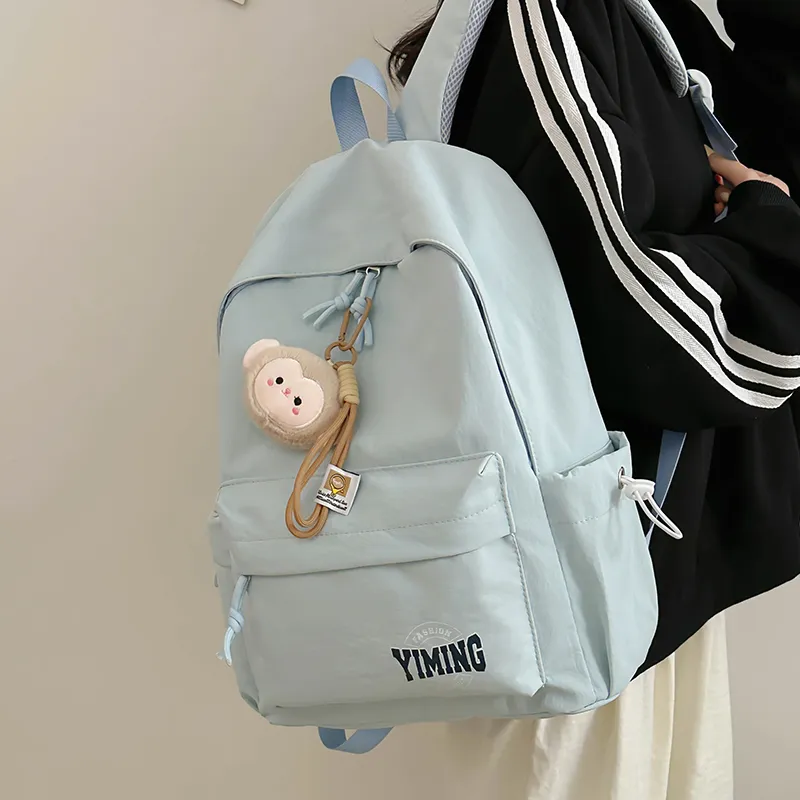 Single Warehouse Nylon Backpack Regular Unisex Multicolor-5