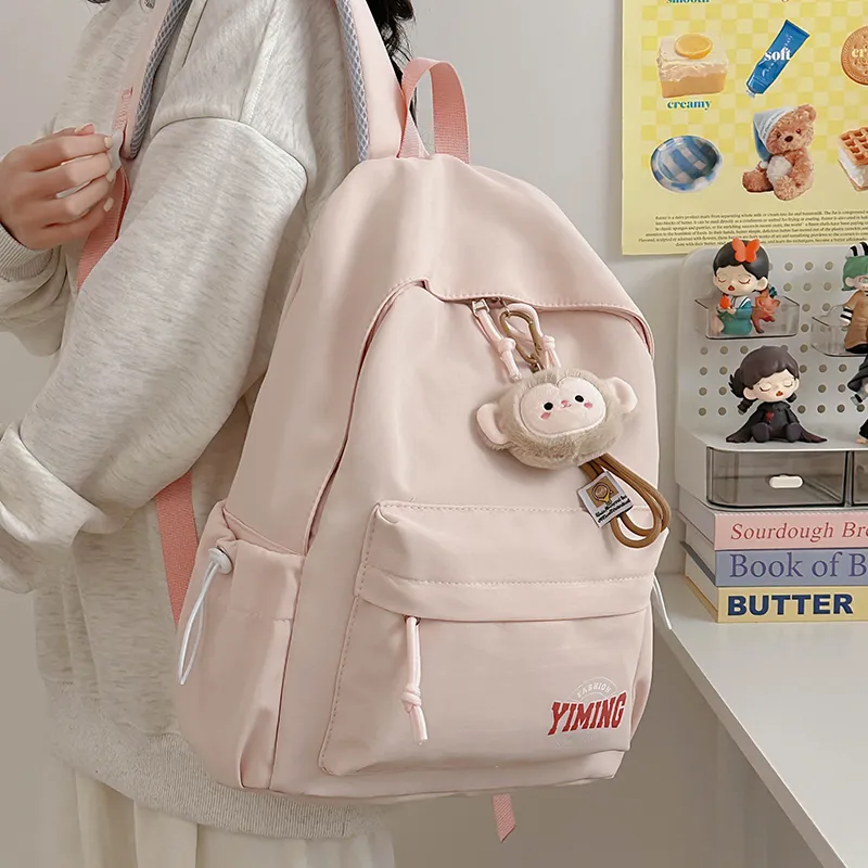 Single Warehouse Nylon Backpack Regular Unisex Multicolor-10