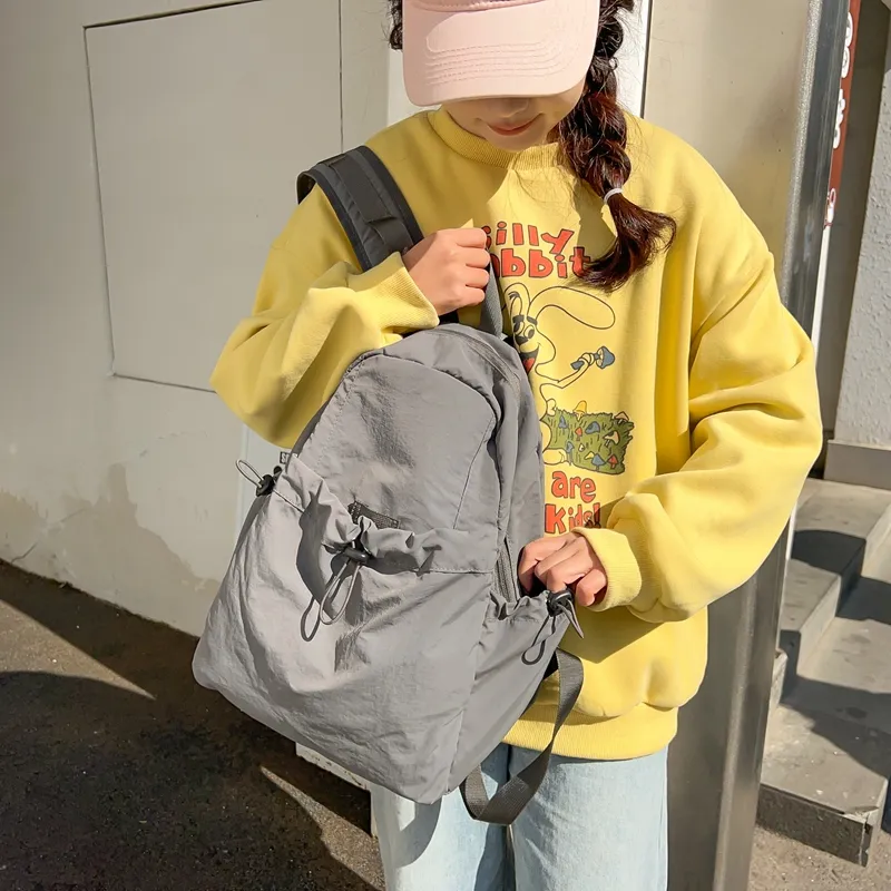 Single Warehouse Nylon Backpack Regular Unisex Multicolor-15