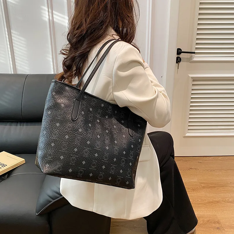 Single Warehouse PU Shoulder Bag Regular Women's White/Brown/Black-13