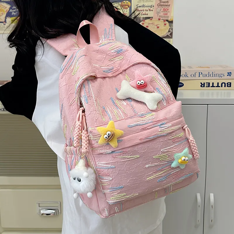 Single Warehouse Nylon Backpack Regular Women's Multicolor-7