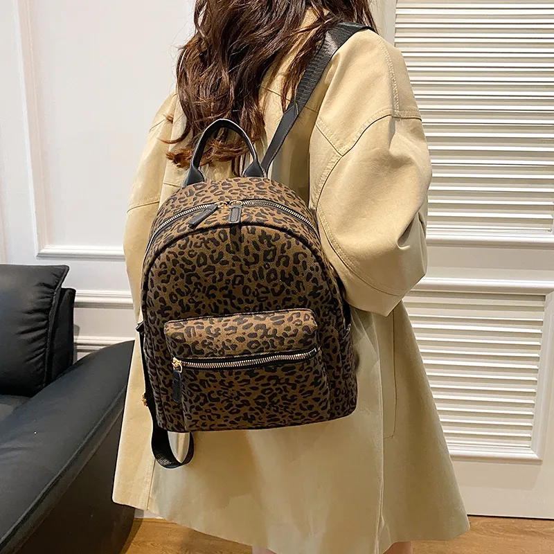 Single Warehouse Knit Backpack Women's Brown/Coffee-11