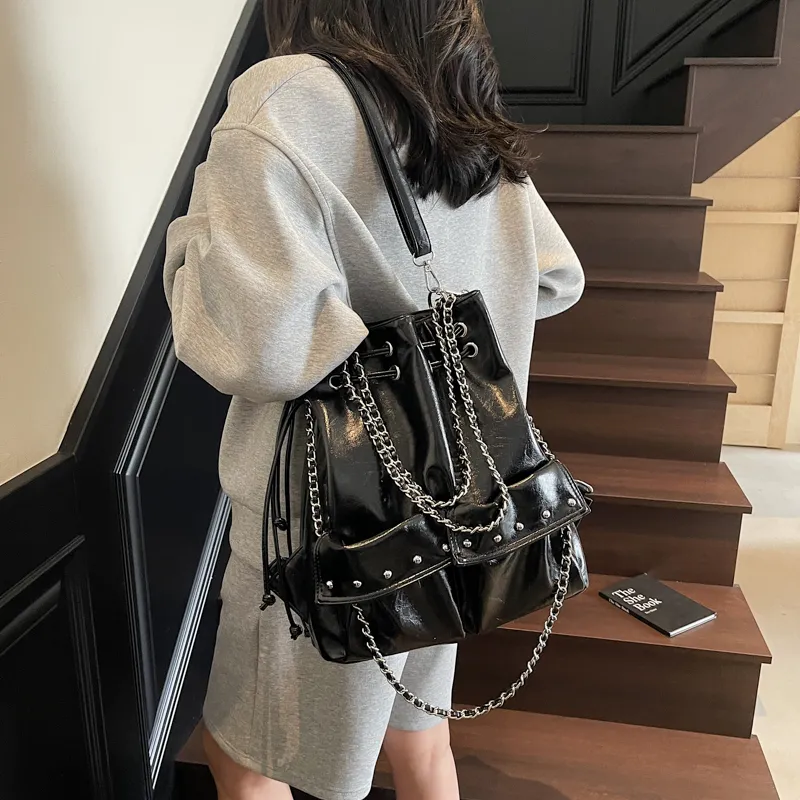 Single Warehouse PU Shoulder Bag Regular Women's Multicolor-23
