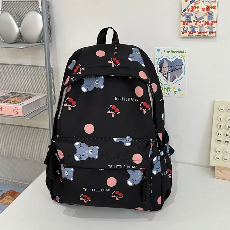 Single Warehouse Nylon Backpack Regular Women's White/Pink/Blue/Green/Black-26